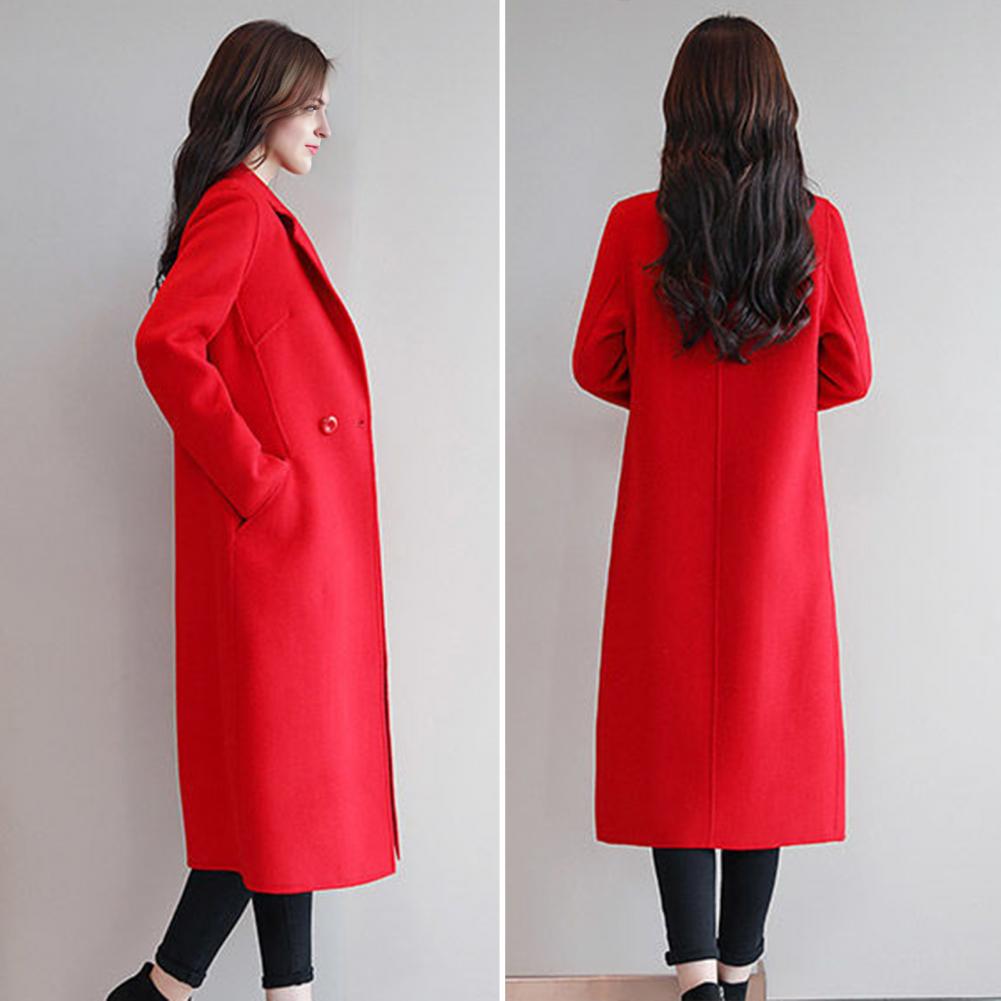 Wool Coat Peacoat - Женское шерстяное пальто, шерстяной плащ для