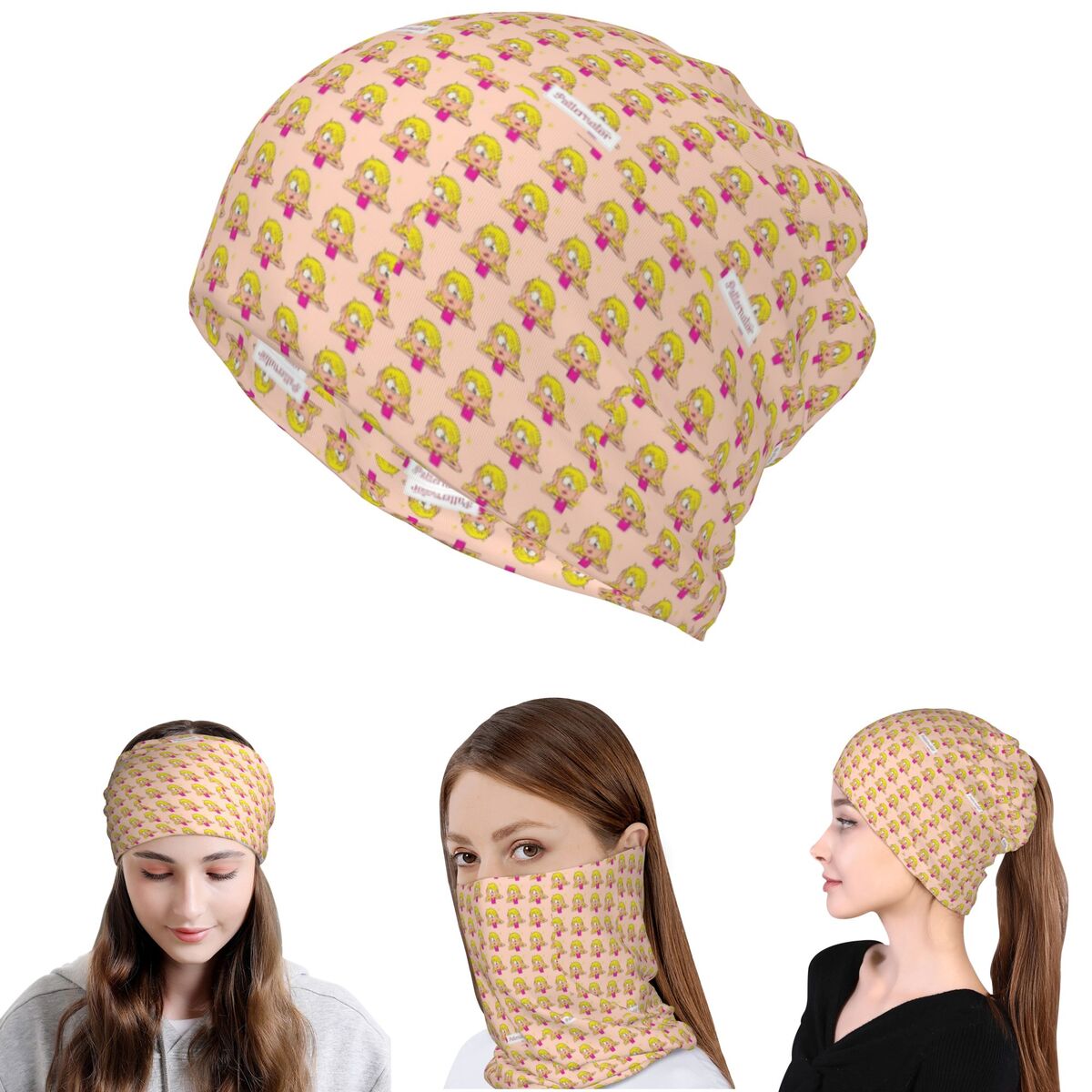 Knit Beanie Hat Warm - Бандана с изображением Лиззи Макгуайр, шарф