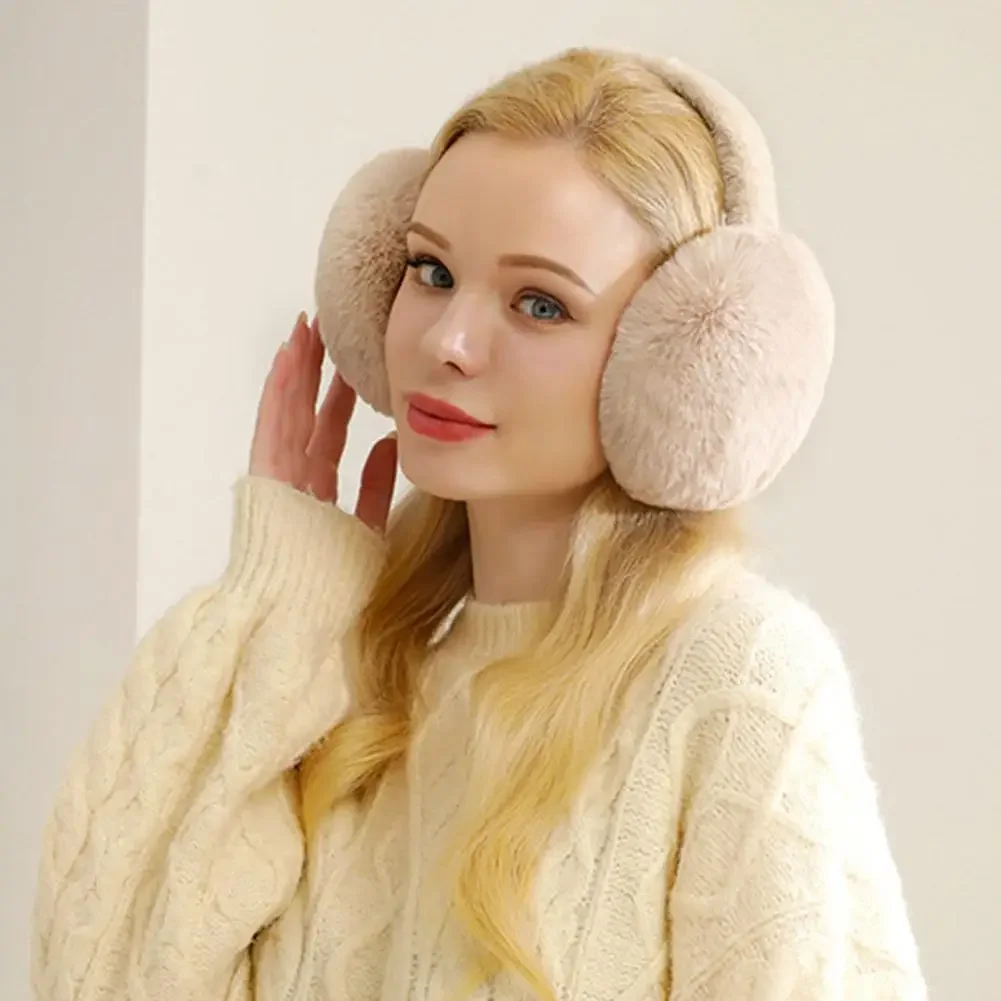 Модные зимние теплые пушистые  – обзор и цена Earmuffs Foldable