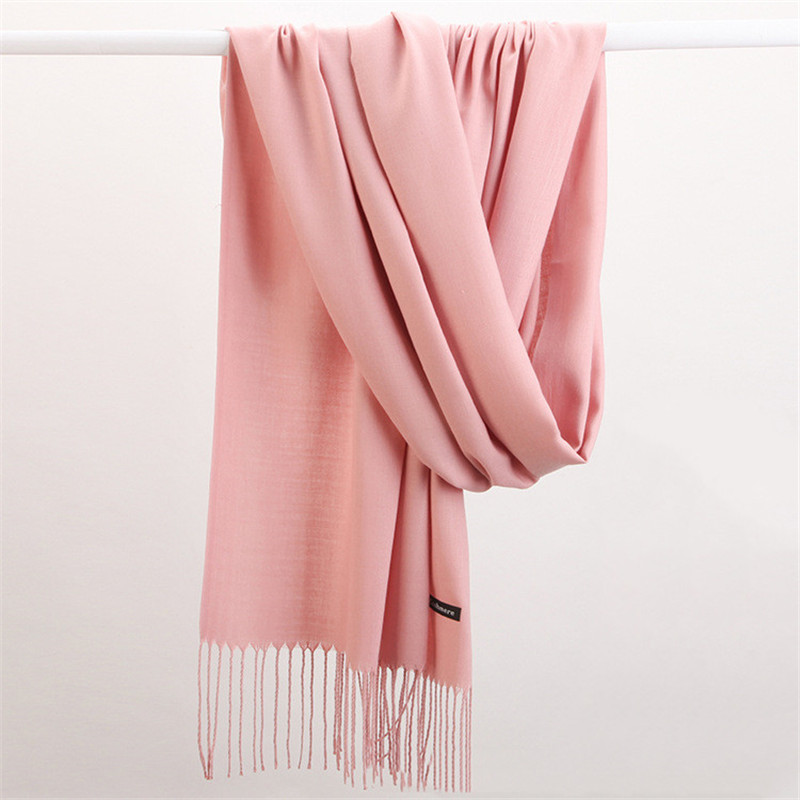 Модный однотонный женский шарф – обзор и цена Shawl Wrap Winter