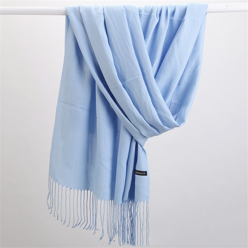 Модный однотонный женский шарф – обзор и цена Shawl Wrap Winter