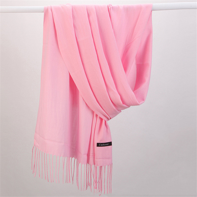 Модный однотонный женский шарф – обзор и цена Shawl Wrap Winter