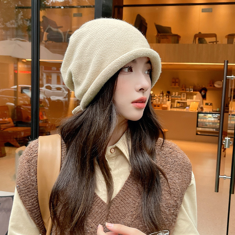 Вязаные капюшоны, женские зимн – обзор и цена Knit Beanie Hat Warm