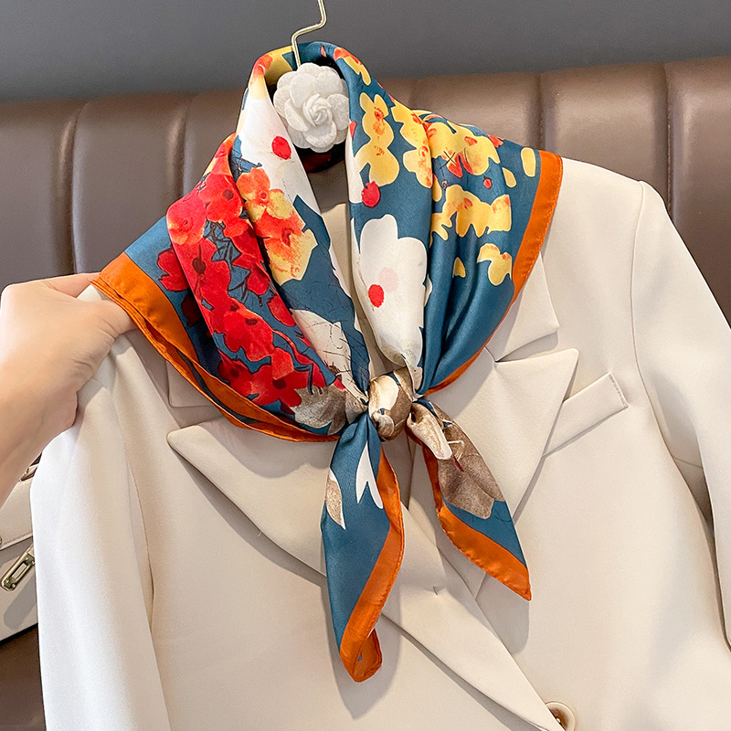 Женский шёлковый шарф, с цвето – обзор и цена Shawl Wrap Winter