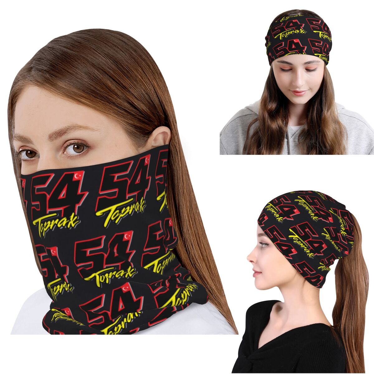 Toprak Razgatlioglu 54 Bandana – обзор и цена Knit Beanie Hat Warm