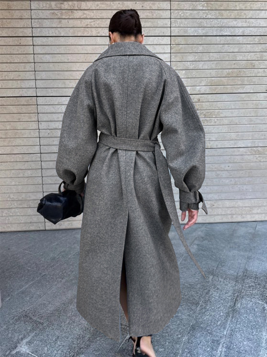 LUCYSHIHATTU длинные пальто из – обзор и цена Wool Coat Peacoat