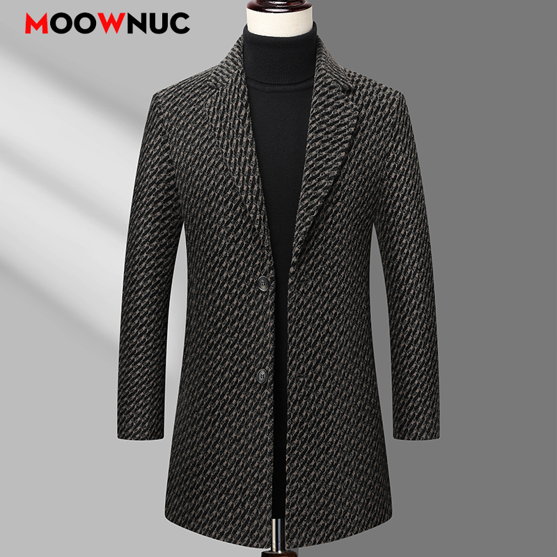Длинное пальто, мужская шерстя – обзор и цена Wool Coat Peacoat