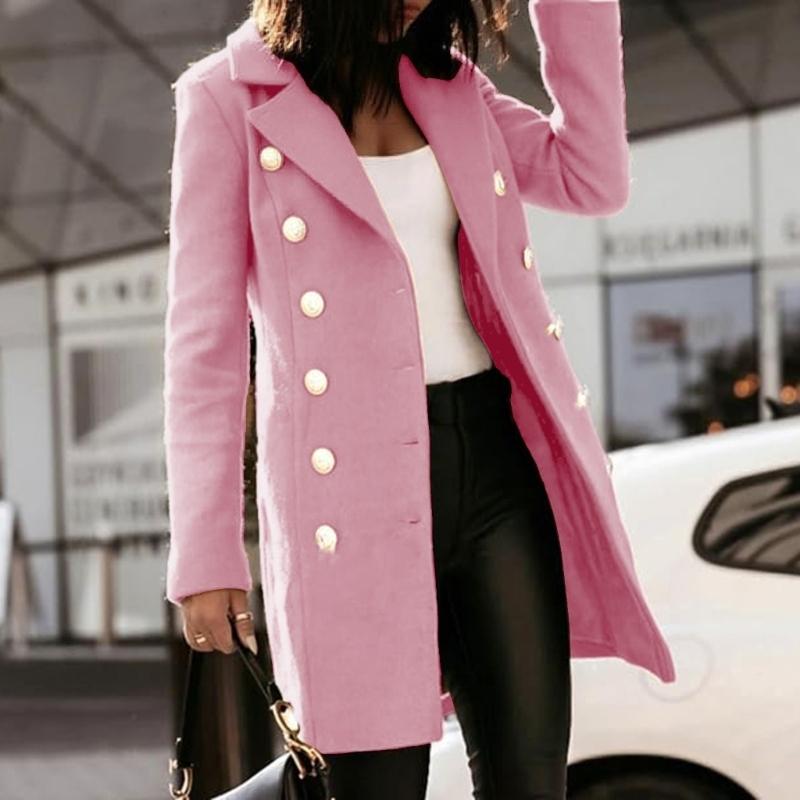 Женские осенне-зимние шерстяны – обзор и цена Wool Coat Peacoat
