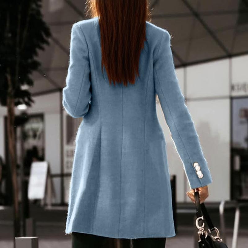 Женские осенне-зимние шерстяны – обзор и цена Wool Coat Peacoat