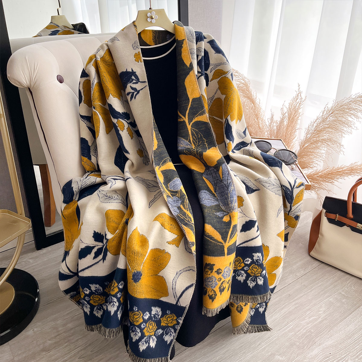 Женские утепленные роскошные з – обзор и цена Shawl Wrap Winter