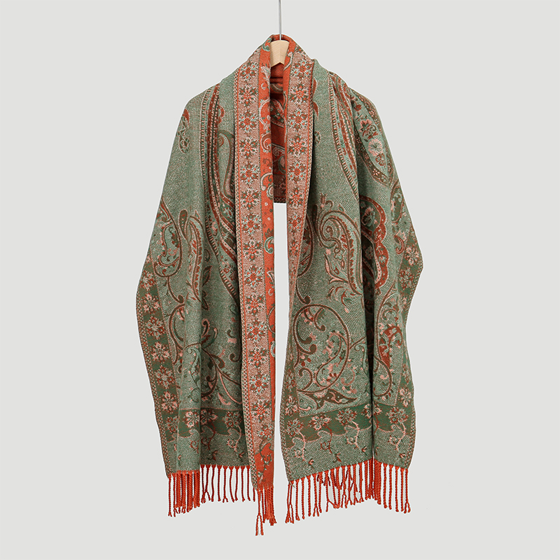 Модный женский жаккардовый шар – обзор и цена Shawl Wrap Winter