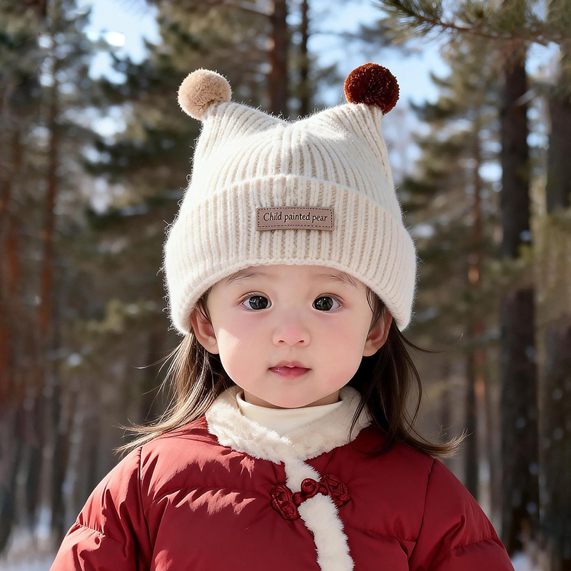Вязаная шапка для малышей 1-4  – обзор и цена Knit Beanie Hat Warm