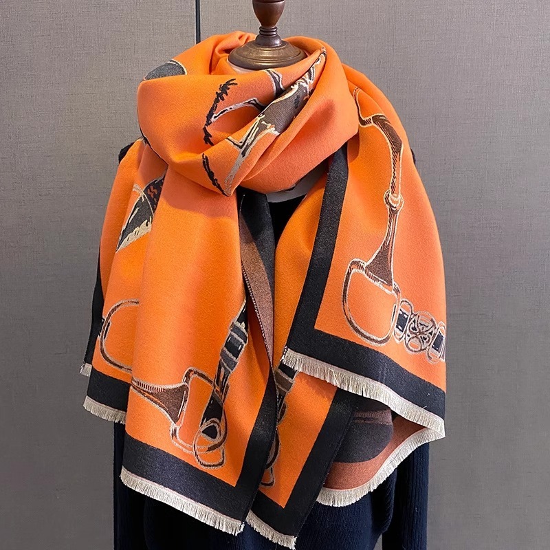 Ретро райдерский шарф из искус – обзор и цена Shawl Wrap Winter