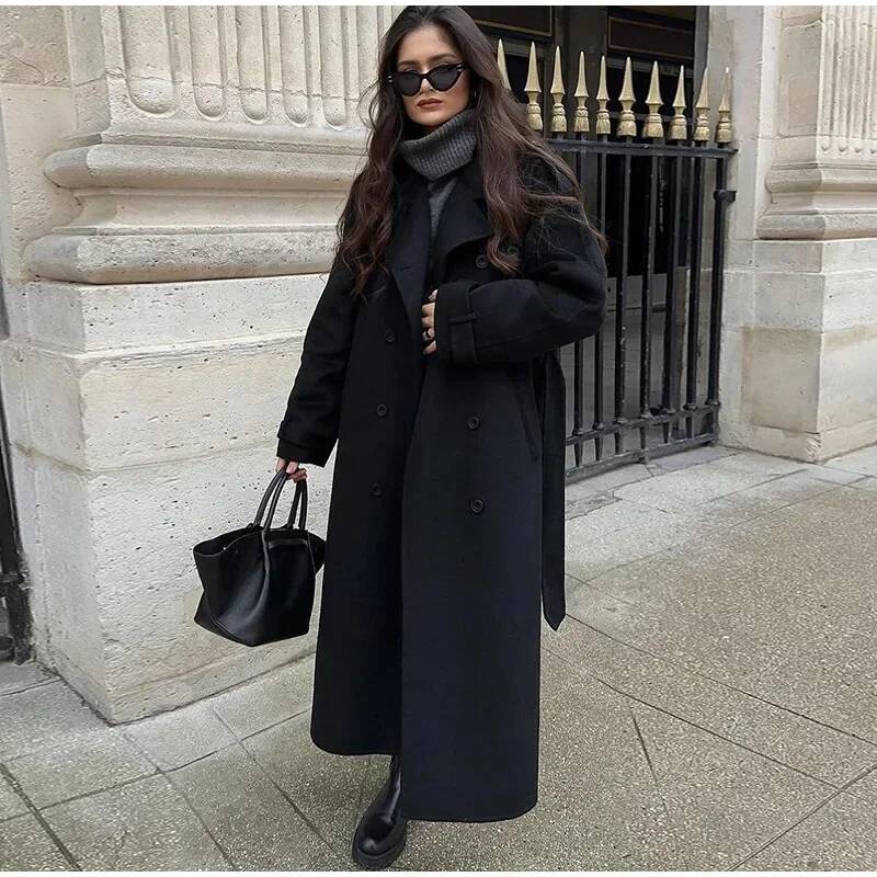 Элегантное серое длинное пальт – обзор и цена Wool Coat Peacoat