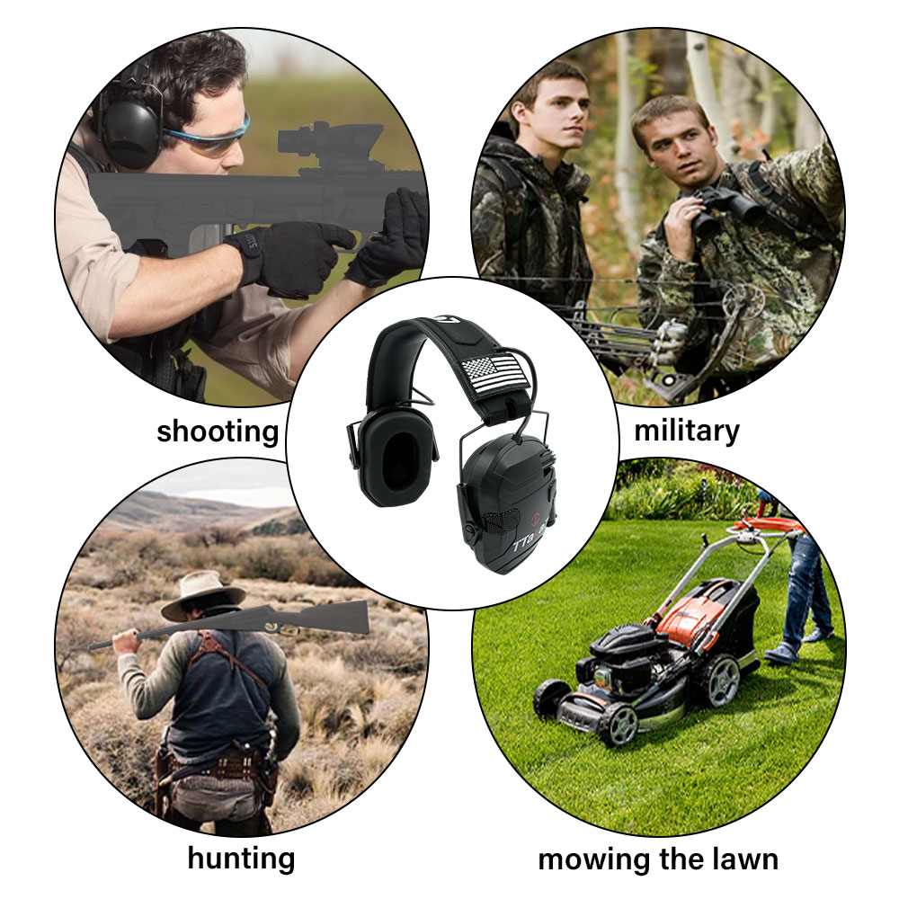 Электронные наушники для стрел – обзор и цена Earmuffs Foldable
